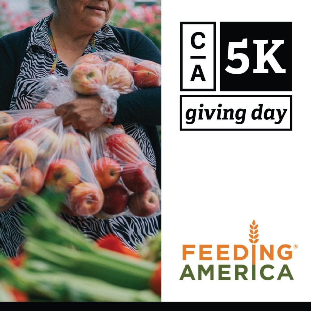 Promoting giving day and feeding America